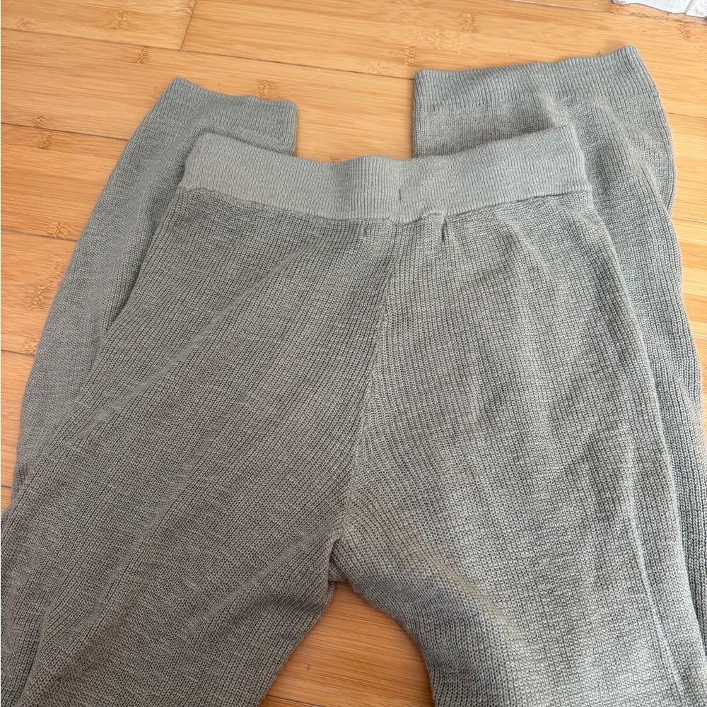 Free People Beach wide leg knit casual pants - Picture 3 of 3